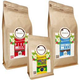 Kawa Ziarnista 1kg Peru + 1kg Gwatemala + 200g Brazylia Santos - 100% Arabica
