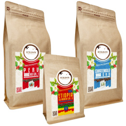 Kawa Ziarnista 1kg Peru + 1kg Gwatemala + 200g Etiopia Djimmah - 100% Arabica