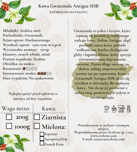 Kawa Ziarnista Zestaw 3x200g - "Słodki" - Speciality - 100% Arabica - Świeżo Palona Kawa Ziarnista Zestaw 3x200g - "Słodki" - Speciality - 100% Arabica - Świeżo Palona
