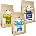 Kawa Ziarnista Zestaw 3 x 200g - "Słodki" - 100% Arabica