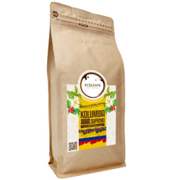 Kawa Ziarnista Kolumbia 1kg Speciality - 100% Arabica - Świeżo Palona