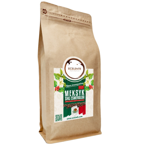 Kawa Ziarnista Meksyk 1kg Speciality - 100% Arabica - Świeżo Palona