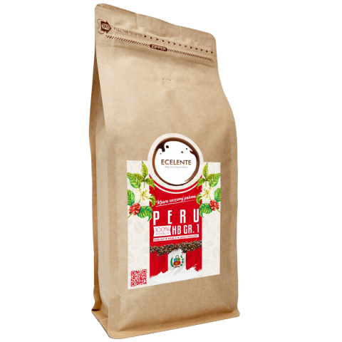 Kawa Ziarnista Peru 1kg Speciality - 100% Arabica - Świeżo Palona