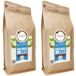 Kawa Zarnista Zestaw 2x1kg Gwatemala Santos Świeżo Palona Speciality - 100% Arabica - Świeżo Palona